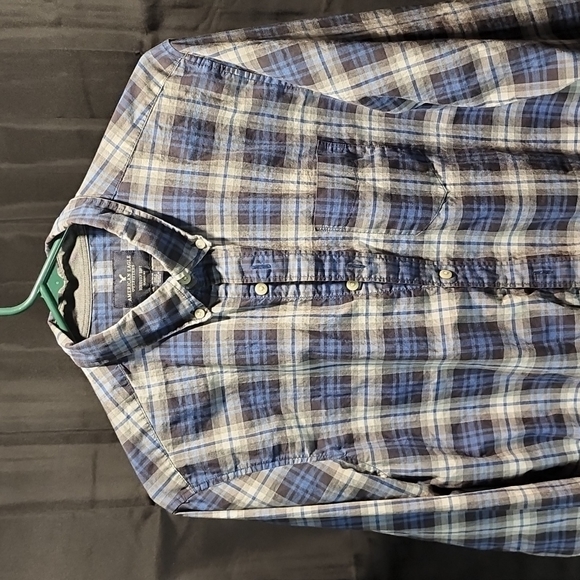 COPY - American Eagle Outfitters Button Down Dress Shirt Men's Medium M - Picture 2 of 5